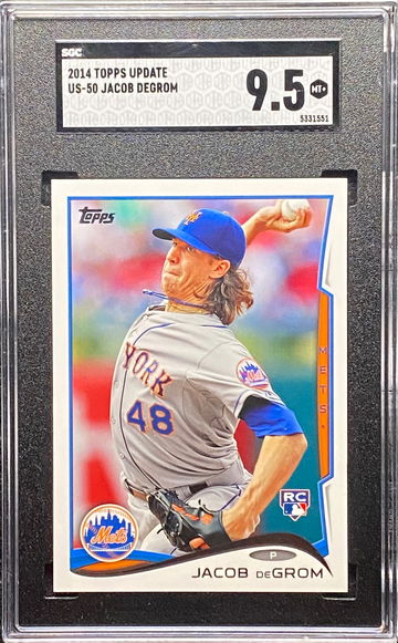 2014 Topps Update Jacob Degrom Rookie SGC 9.5