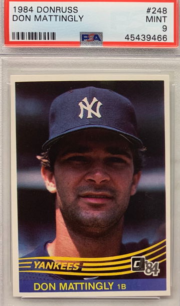DON MATTINGLY  - 1984  Donruss  # 248  PSA 9   MINT