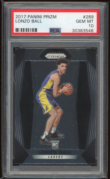 2017 Panini Prizm Lonzo Ball PSA 10