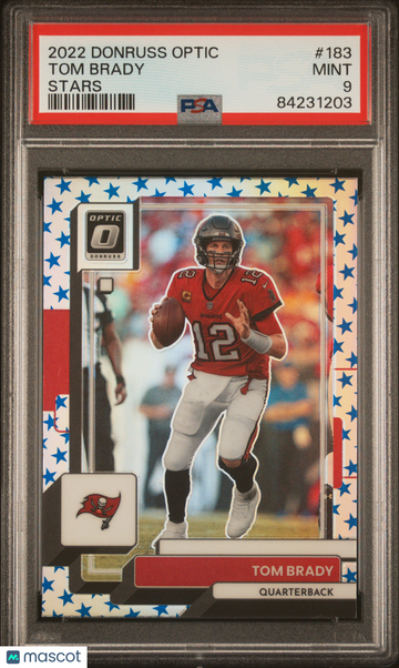 2022 Panini Donruss Optic Tom Brady #183 Stars PSA 9