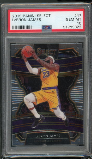2019 Select Lebron James PSA 10 