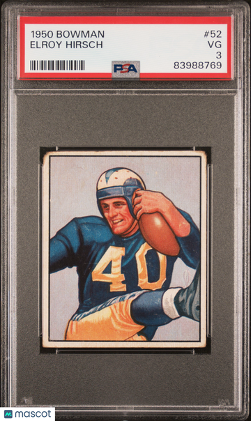 1950 Bowman Elroy Hirsch #52 PSA 3
