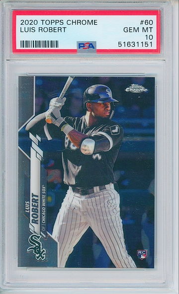 Luis Robert 2020 Topps Chrome RC PSA 10