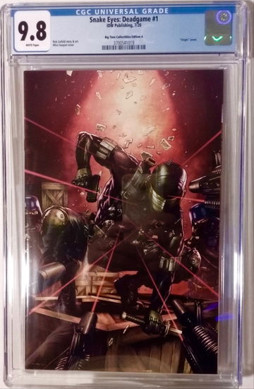 Snake Eyes: Deadgame #1 - CGC 9.8 - Mico Suayan Virgin Cover
