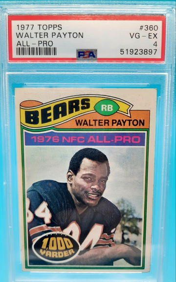 1977 Topps #360 Walter Payton PSA 4