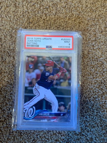 2018 Topps Update Juan Soto PSA 9