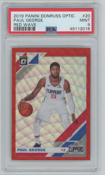 PAUL GEORGE 2019 PANINI OPTIC #20 RED WAVE