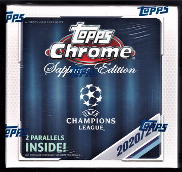 2020 - 2021 Topps Chrome Sapphire UEFA Champions League Sealed Box - Soccer