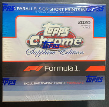 2020 Topps Chrome Sapphire F1 Sealed Box