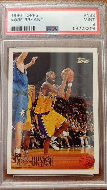 1996 Topps Kobe Bryant PSA 9