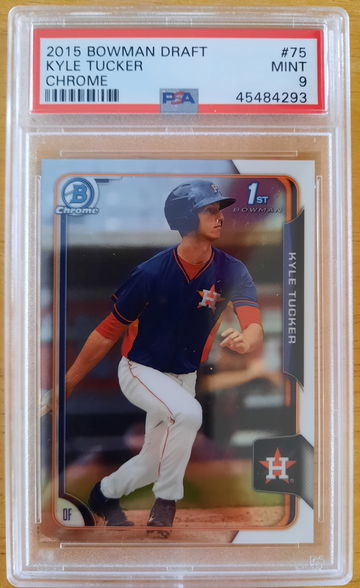 Kyle Tucker 2015 1st Bowman Chrome PSA 9