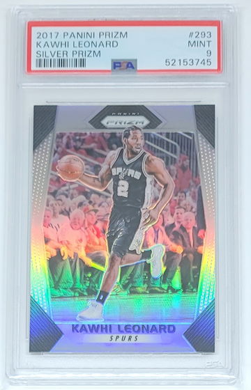2017 Prizm Silver Kawhi Leonard SP #293 PSA 9 MINT