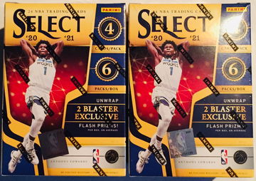 2020 20 Panini Select Basketball Blaster Box 2x Lot