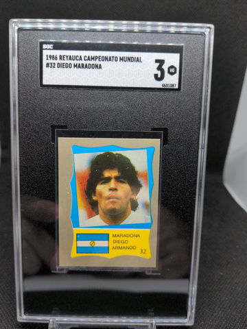 1986 Reyauca Campeon Mundial Diego Maradona #32 *SGC 3