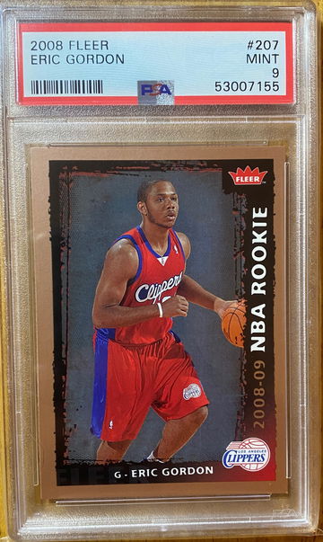 2008 Fleer Eric Gordon PSA 9 Mint