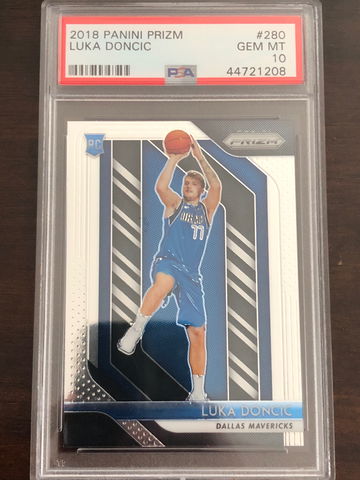 Luka Doncic Prizm PSA 10