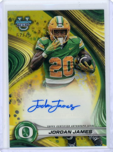 2024 Bowman Best Jordan James #BOA-JJ Auto /75