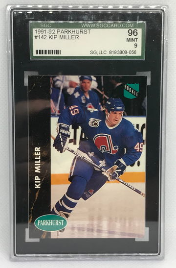 1991-92 Parkhurst #142 Kip Miller SGC 9