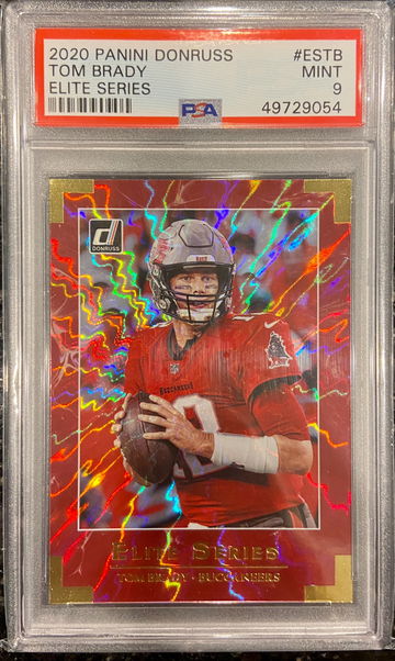 2020 Panini Donruss Elite Series Tom Brady Buccaneers #ESTB PSA 9 (MINT) Low Pop