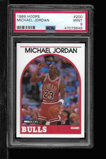 1989 HOOPS MICHAEL JORDAN PSA 9