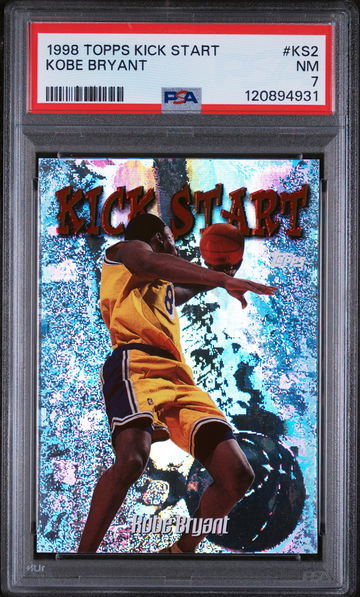 1998 Topps Kick Start Kobe Bryant #KS2 PSA 7