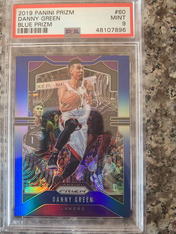 Danny Green Blue Prizm Psa 9 Lakers Toronto 