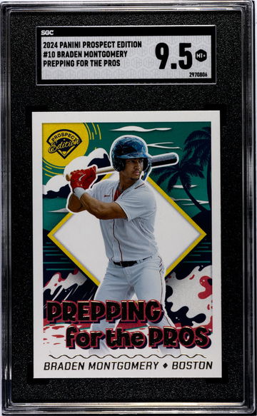 2024 Panini Prospect Edition #10 Braden Montgomery Prepping For The Pros SGC 9.5