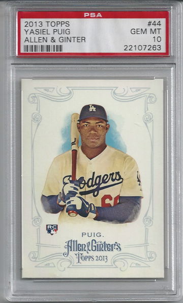 2013 Topps Allen & Ginter YASIEL PUIG