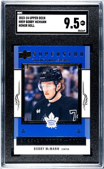 2023 Upper Deck #HR59 Bobby McMann Honor Roll SGC 9.5