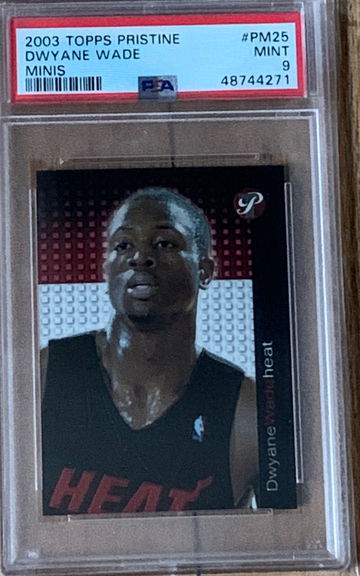 2003 Topps Pristine Dwyane Wade Rookie PSA9
