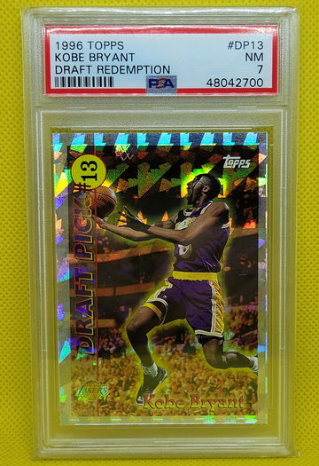 Kobe Bryant 1996 Topps Draft Redemption Rookie RC #DP13