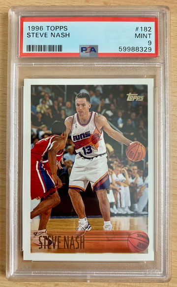 Steve Nash 1996 Topps Rookie #182 PSA 9 Mint