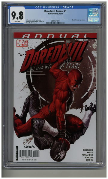 Daredevil Annual 1 2007 CGC 9.8 Black Tarantula Marko Djurdjevic cover