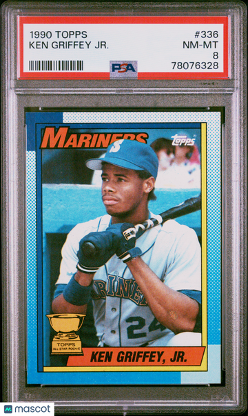1990 Topps Ken Griffey JR. #336 PSA 8
