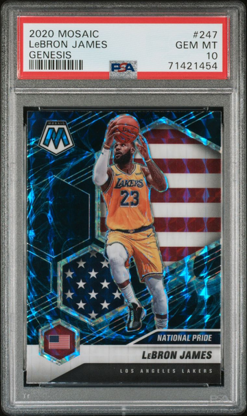2020 Panini Mosaic Lebron James Genesis