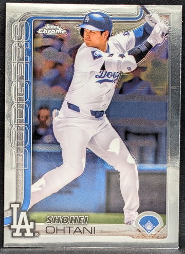 2025 Topps Chrome #1 Shohei Ohtani Los Angeles Dodgers