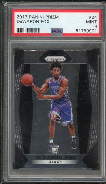 2017 Prizm De'Aaron Fox PSA 9