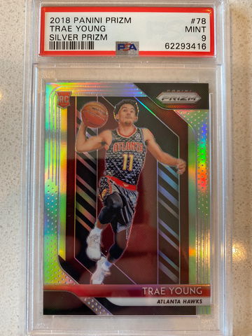 2018 Panini Prizm #78 Silver Prizm Trae Young PSA 10