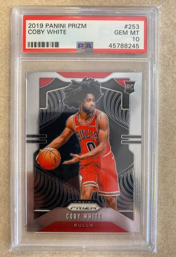 Coby white prizm psa 10