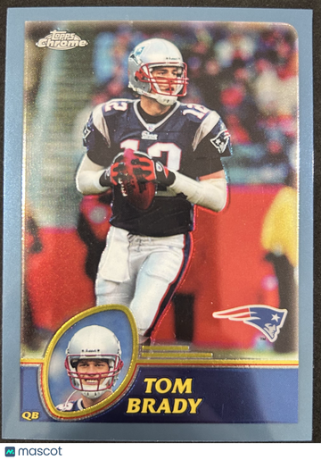 2003 Topps Chrome Tom Brady #124