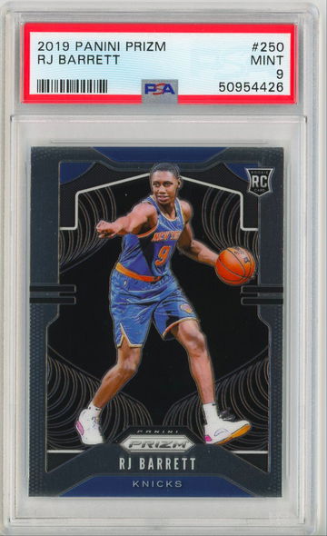 2019 Panini Prizm #250 RJ Barrett PSA 9