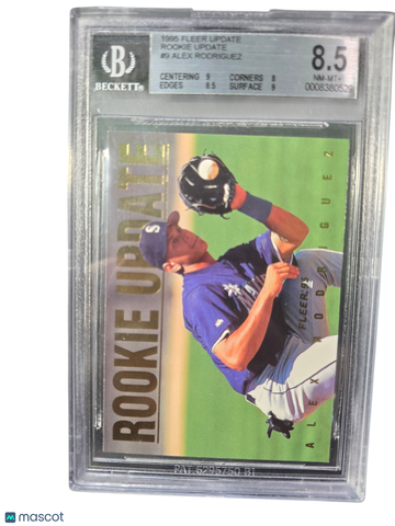 1995 Fleer Update Rookie Update Alex Rodriguez #9 BGS 8.5