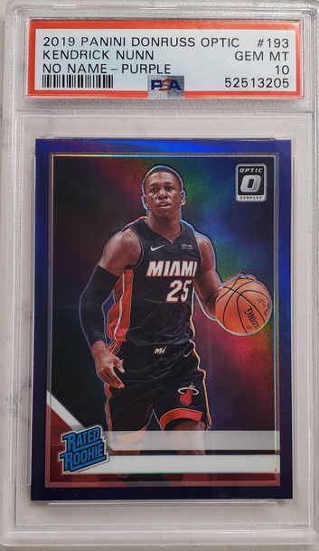 2019-20 Kendrick Nunn Optic Purple