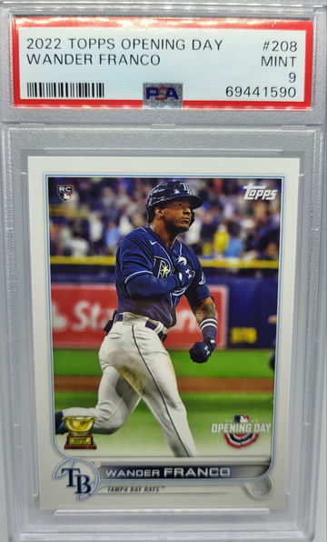 2020 Topps Opening Day #208 Wander Franco RC PSA 9