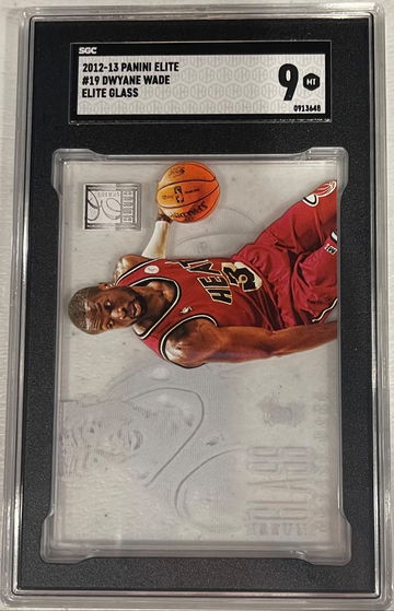 2012-13 Dwyane Wade Elite Glass SGC 9