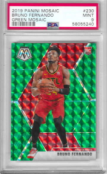 2019 Mosaic Bruno Fernando #230 Green PSA 10