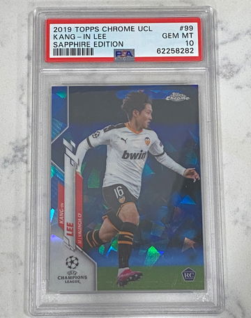 2019-20 Topps Chrome Sapphire Kang In lee RC PSA 10
