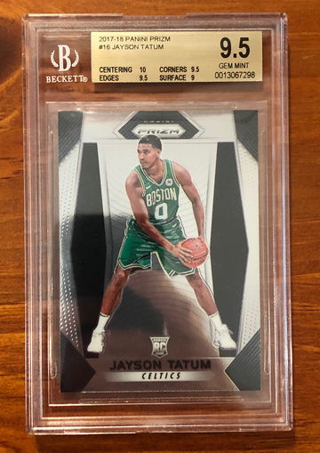 2017 Panini Prizm Jayson Tatum #16 BGS 9.5 GEM MINT