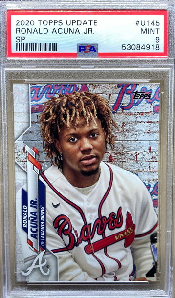Ronald Acuna Jr - 2020 Topps Update SP #U145 - PSA 9