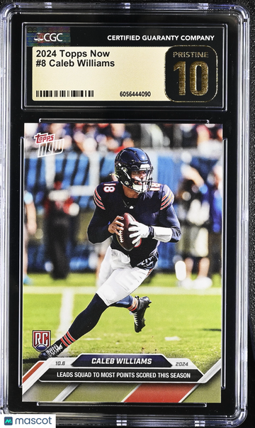 2024 Topps Now Caleb Williams #8 CGC 10